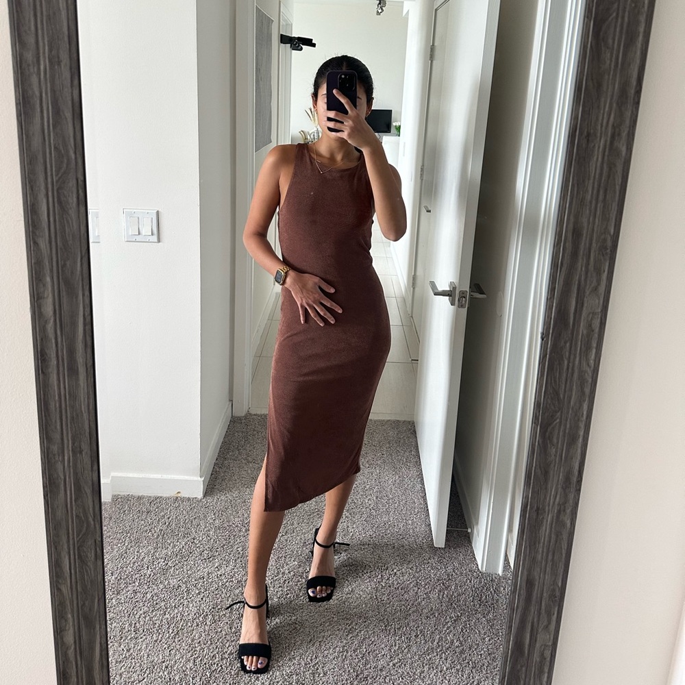 Brown Cocktail Dress